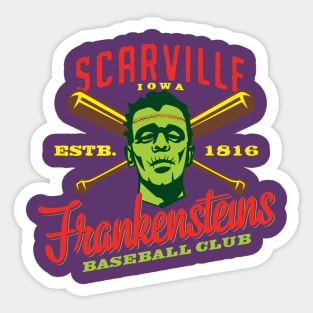 Scarville Iowa Frankensteins Sticker